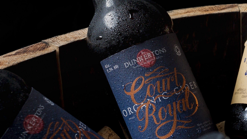 Our organic Court Royal cider is a finalist in the 2024 Great British Food Awards!